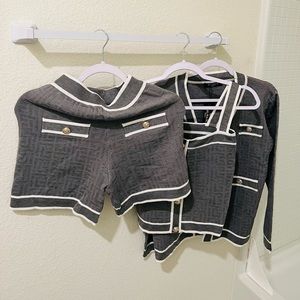 3 Pair Cardigan,Sleeveless and Shorts